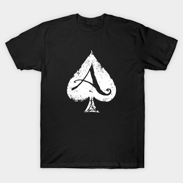 Ace of Spades-Gambling-Death Card T-Shirt by StabbedHeart